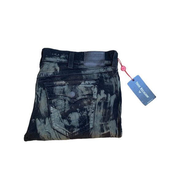 BNWT True Religion Jeans Size 44 RICKY Canva Green - Picture 4 of 9